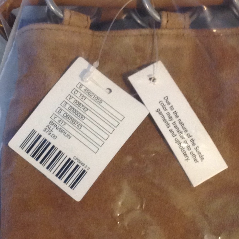 ‼️⚡️UO REAL SUEDE BROWN Bucket RING Backpack $79⚡️ - Picture 7 of 8